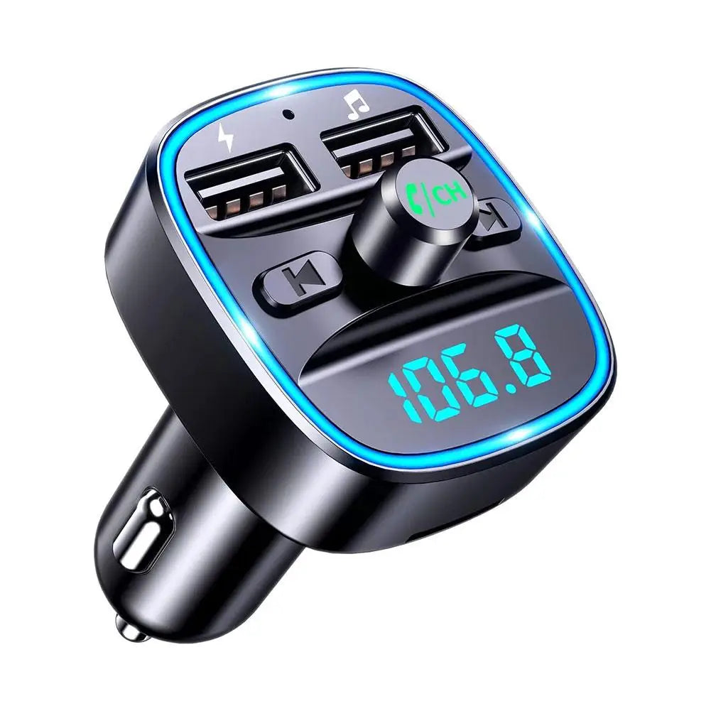 Bluetooth 5.0 FM Transmitter Car Adapter