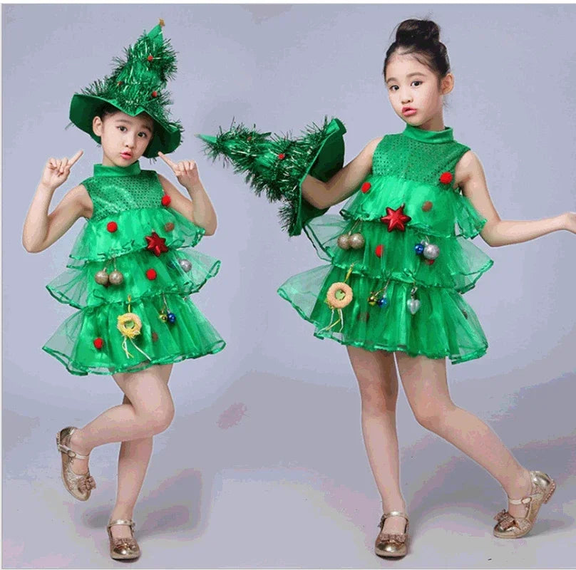 New Year Elf Costume for Girls