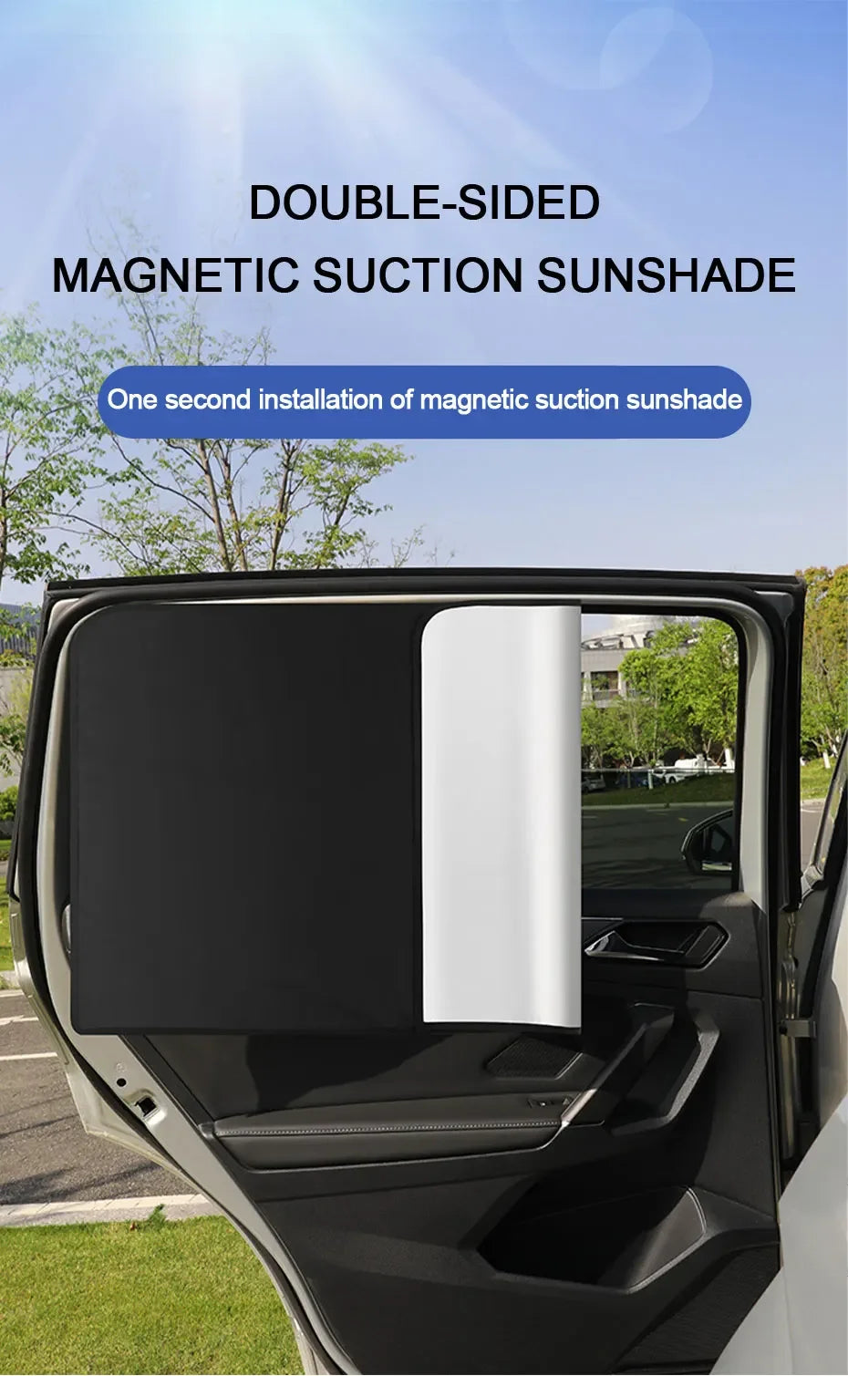Magnetic Car Side Window Sun Shades