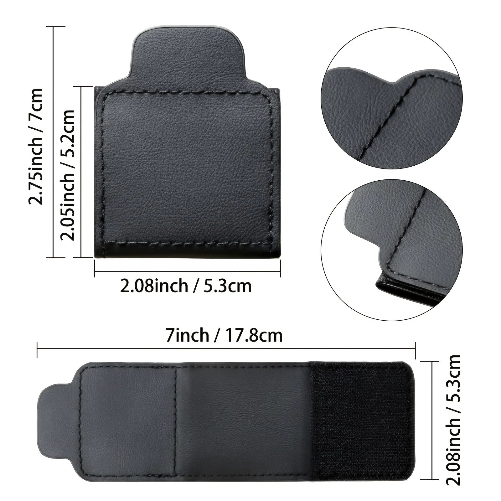 PU Leather Car Seat Belt Adjuster
