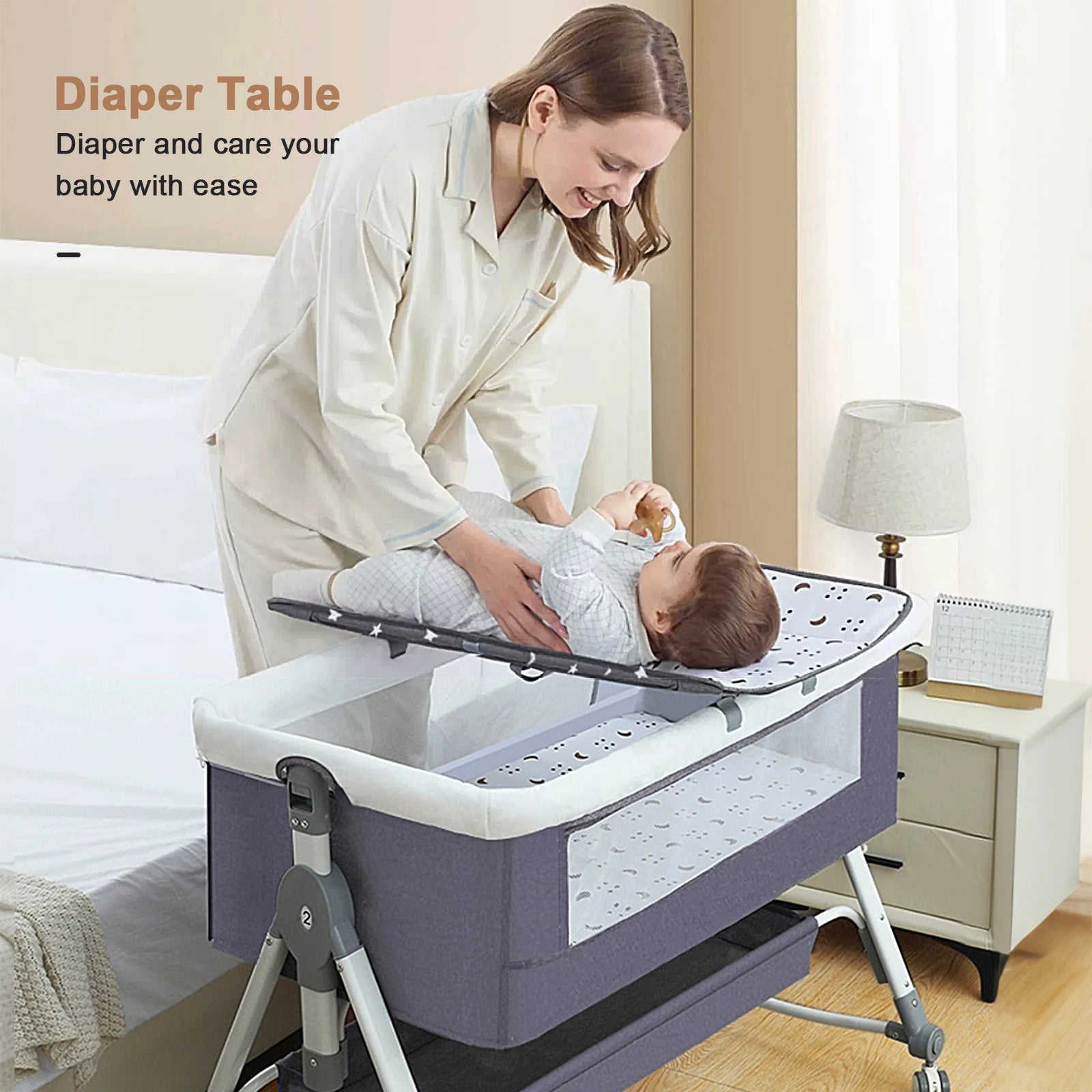 Portable Baby Crib with Mosquito Net