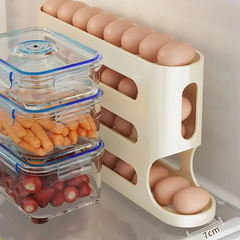 Automatic Slide-Down Egg Holder