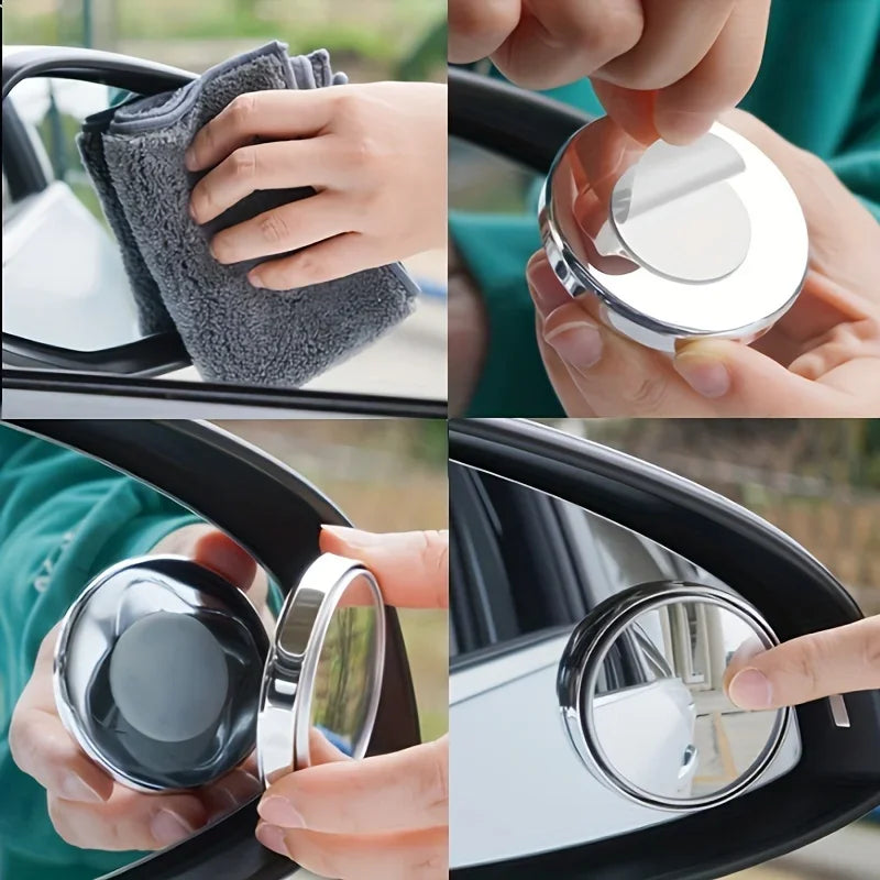 2PCS 360° Car Blind Spot Mirrors