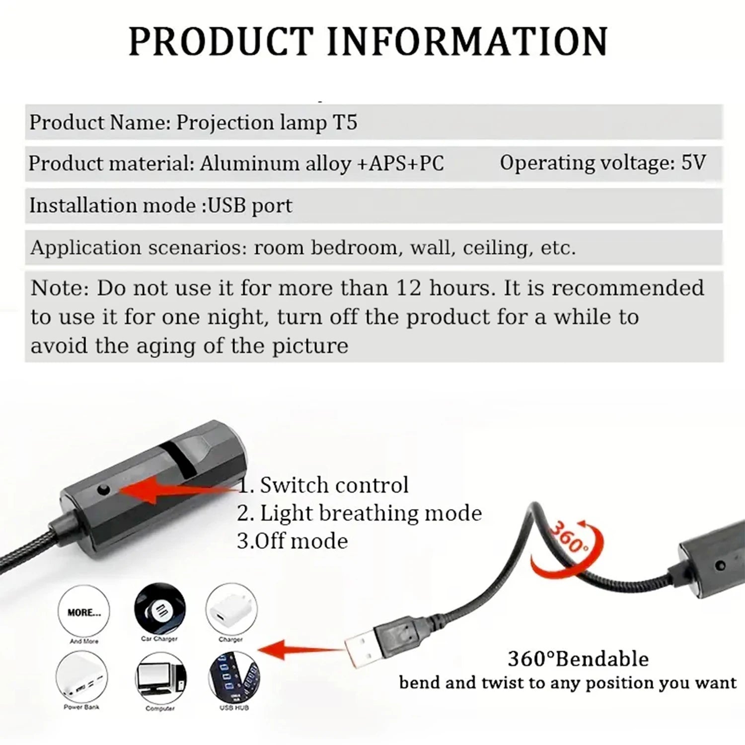 Christmas Tree Projection Light – Festive LED Decor