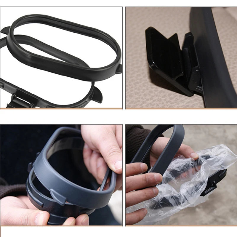 Foldable Car Trash Can Holder