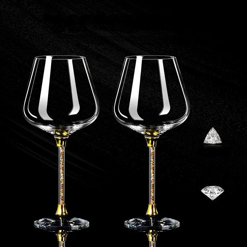 Luxury Crystal Wine Glass Set