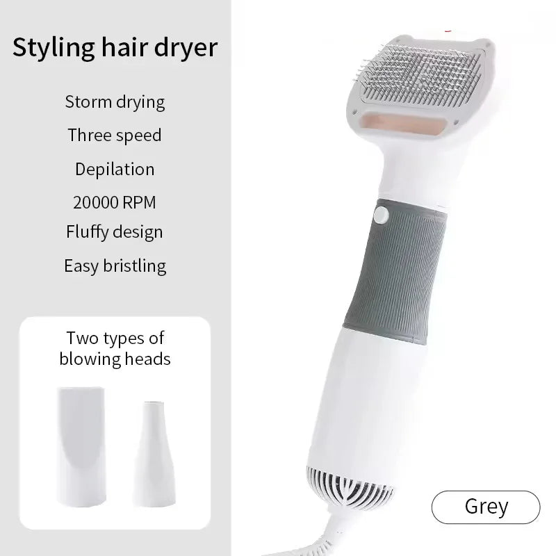 3-in-1 Pet Hair Dryer Brush