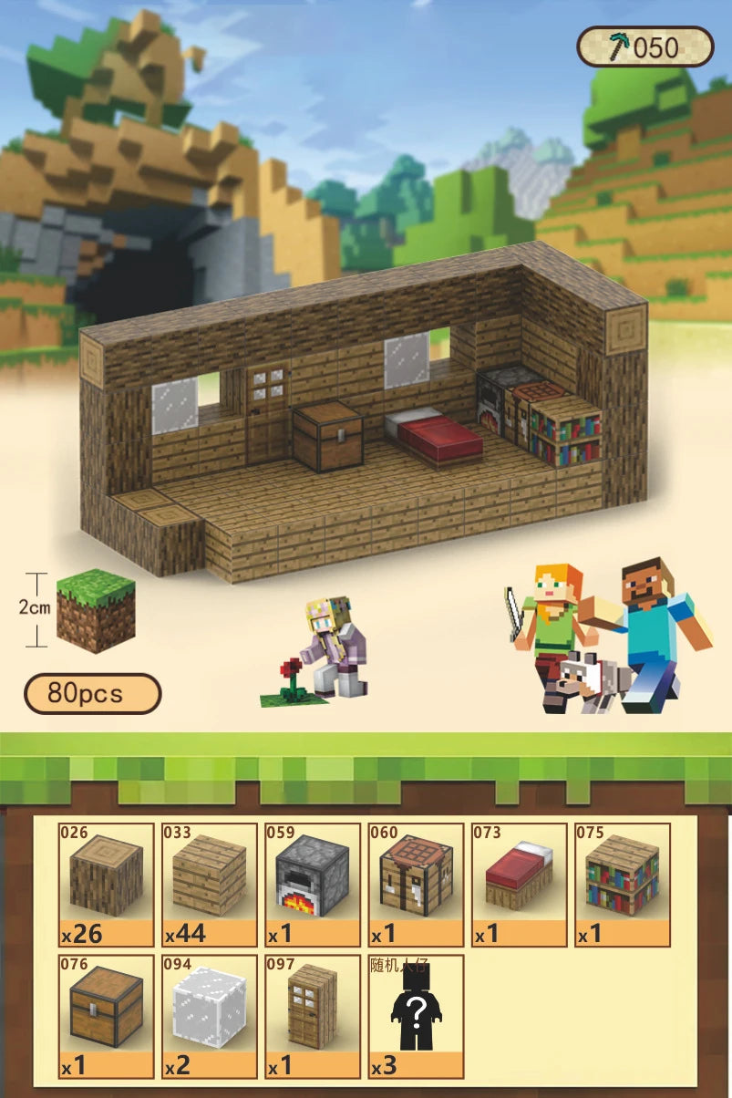 Magnetic Building Blocks Construction Set