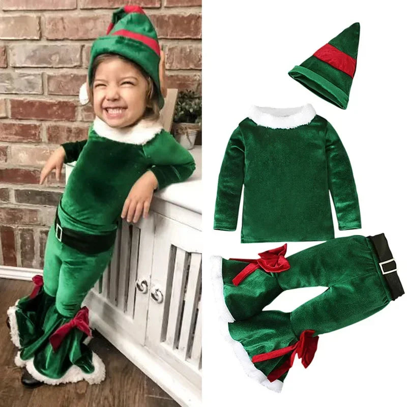 New Year Elf Costume for Girls