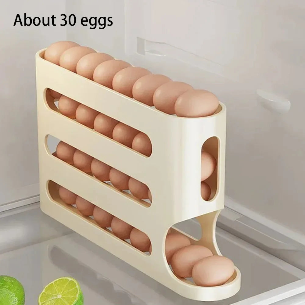 Automatic Slide-Down Egg Holder