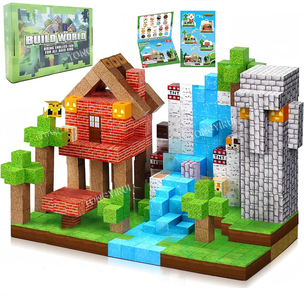 Magnetic Building Blocks Construction Set