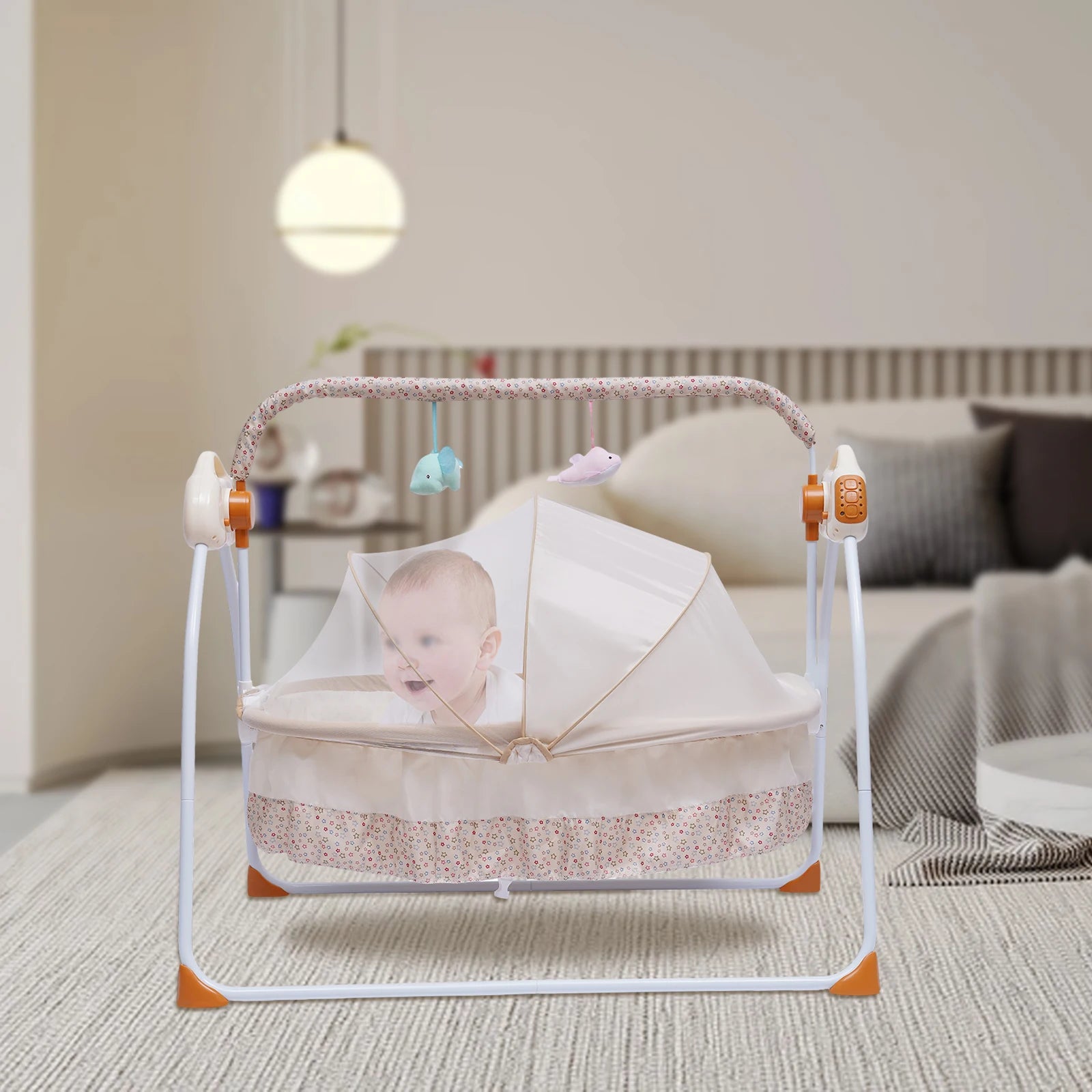 Cradle Swing Auto Rocking Bed for Babies