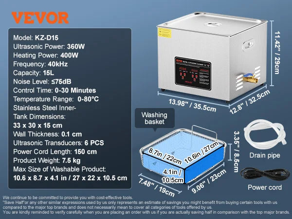 Ultrasonic Cleaner Set