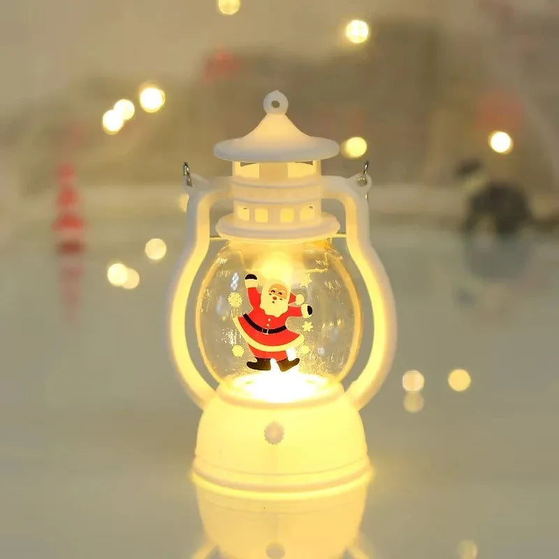 Christmas LED Lantern – Santa Claus Holiday Decoration