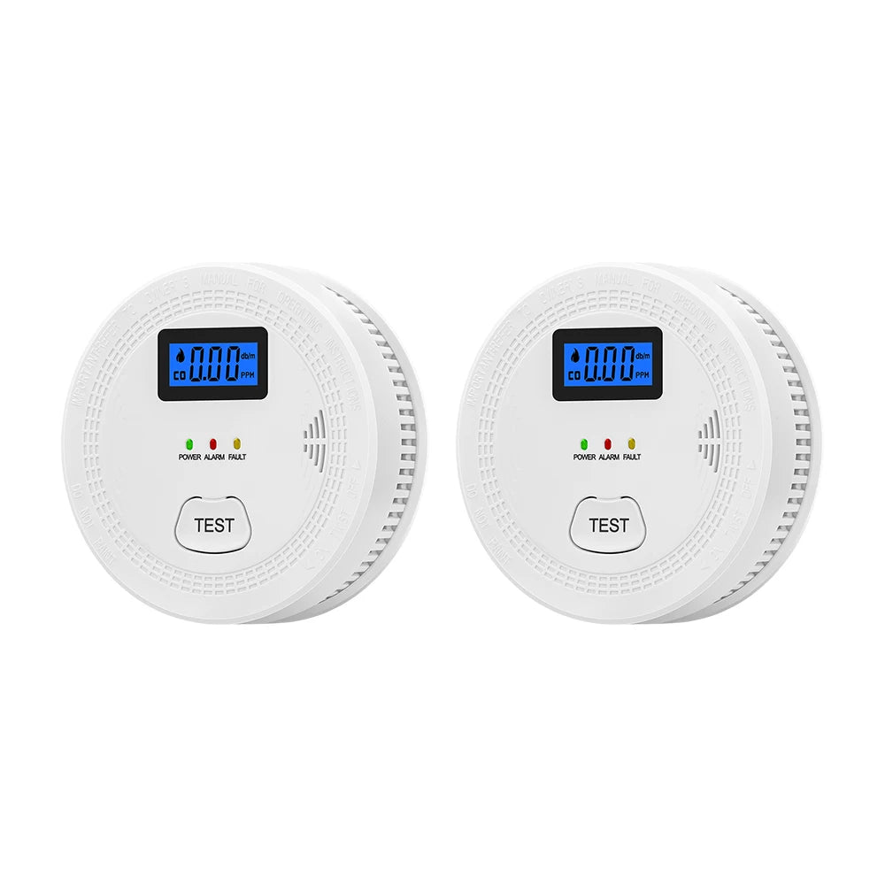 3PCS Smoke & CO Alarm Set