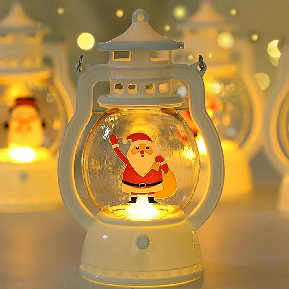 Christmas LED Lantern – Santa Claus Holiday Decoration