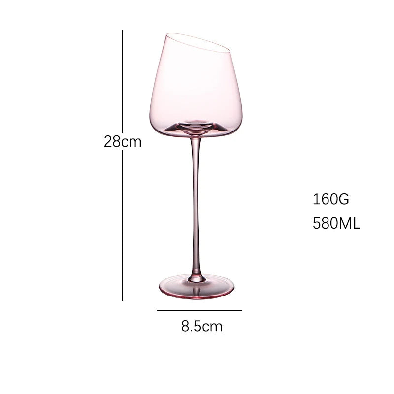 Flamingo Crystal Wine Glass Set