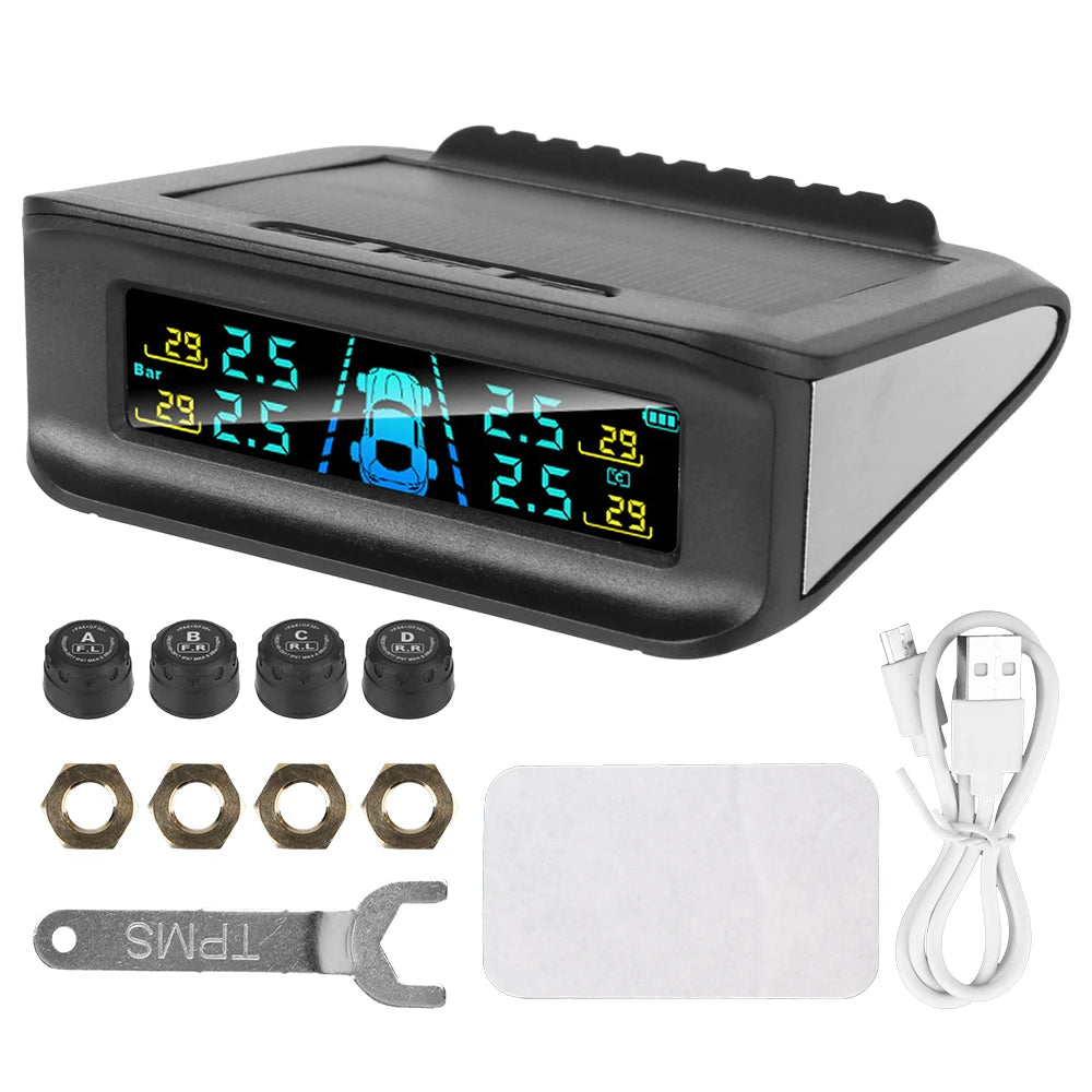 Wireless Solar Tire Pressure Monitoring System