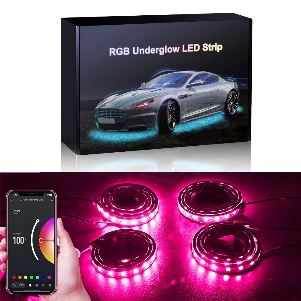 RGB LED Car Underglow Lights