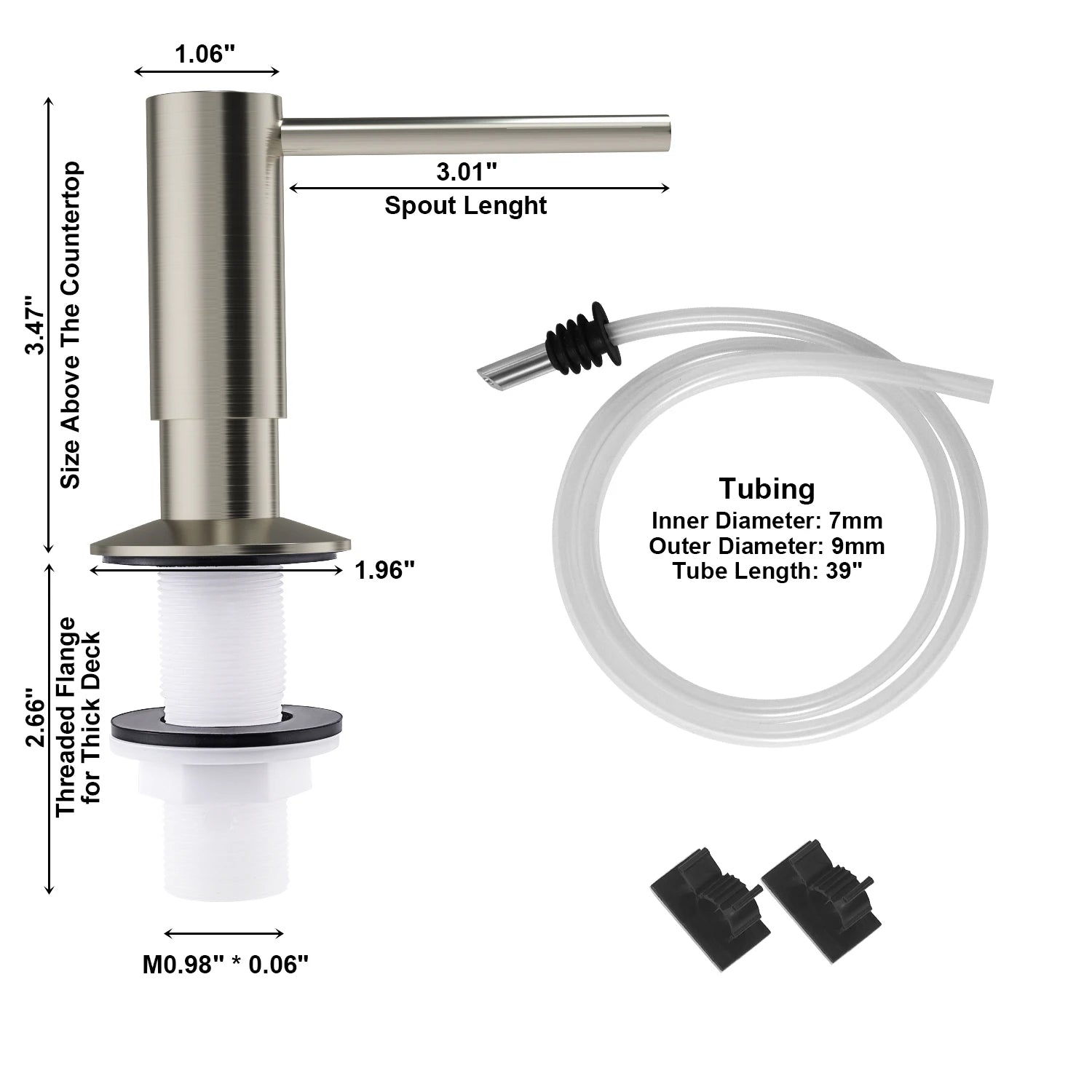 Brass Soap Dispenser