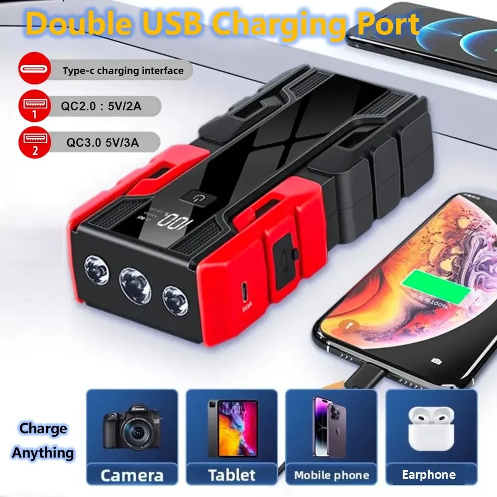 Portable 12V Car Jump Starter