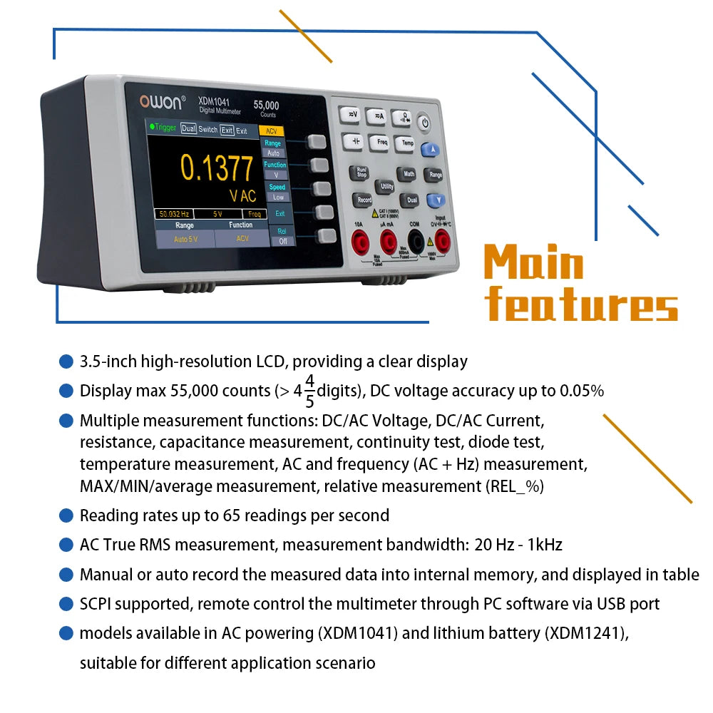 OWON XDM1041 Digital Multimeter