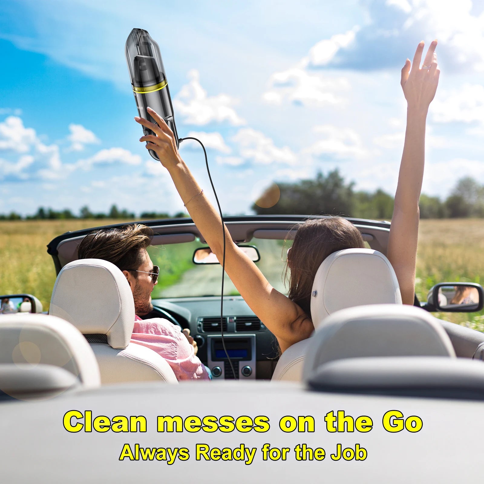 Portable 12V Car Vacuum Cleaner