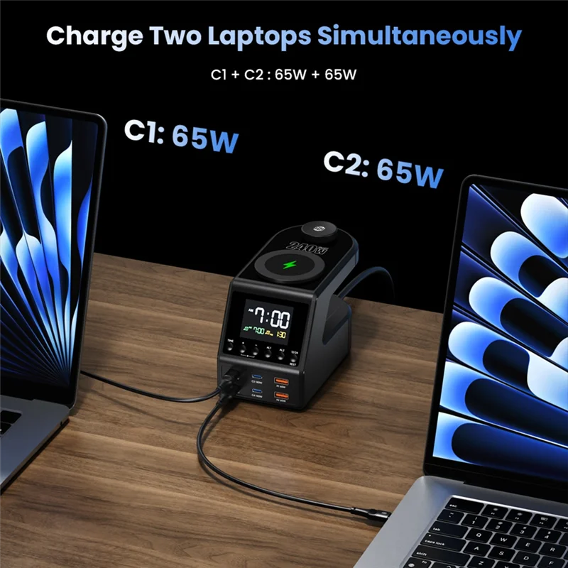 240W Gan Charger Station