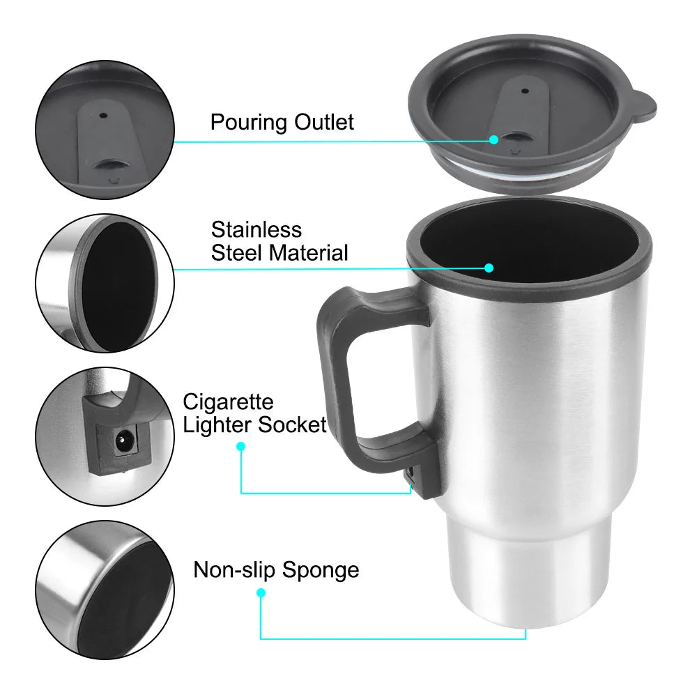 Portable Car Electric Heating Kettle