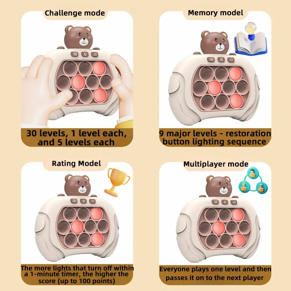 2025 Quick-Push Pop Fidget Bubble Toy