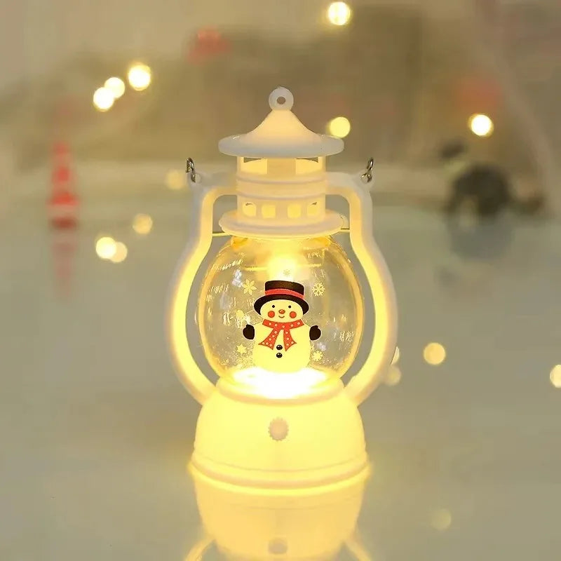 Christmas LED Lantern – Santa Claus Holiday Decoration