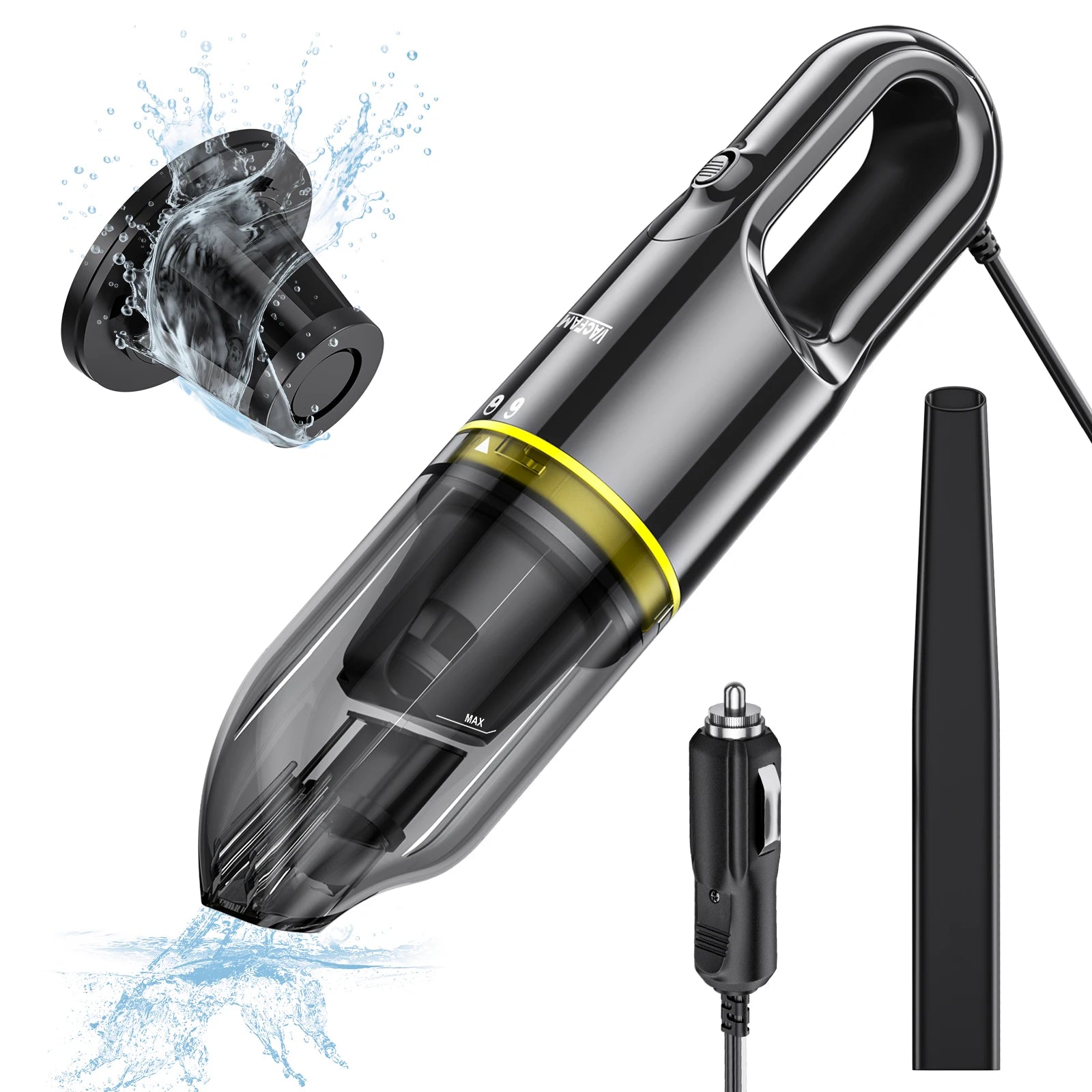 Portable 12V Car Vacuum Cleaner
