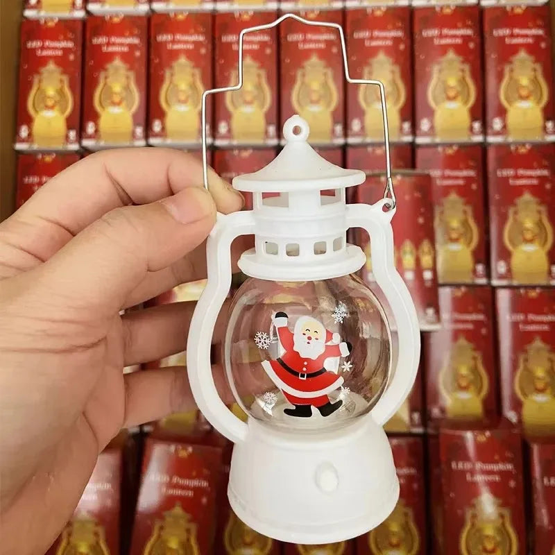 Christmas LED Lantern – Santa Claus Holiday Decoration