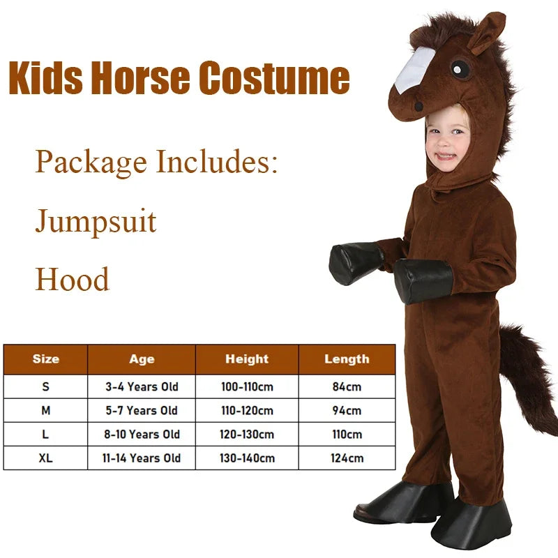 Horse Woolly Costume for Kids
