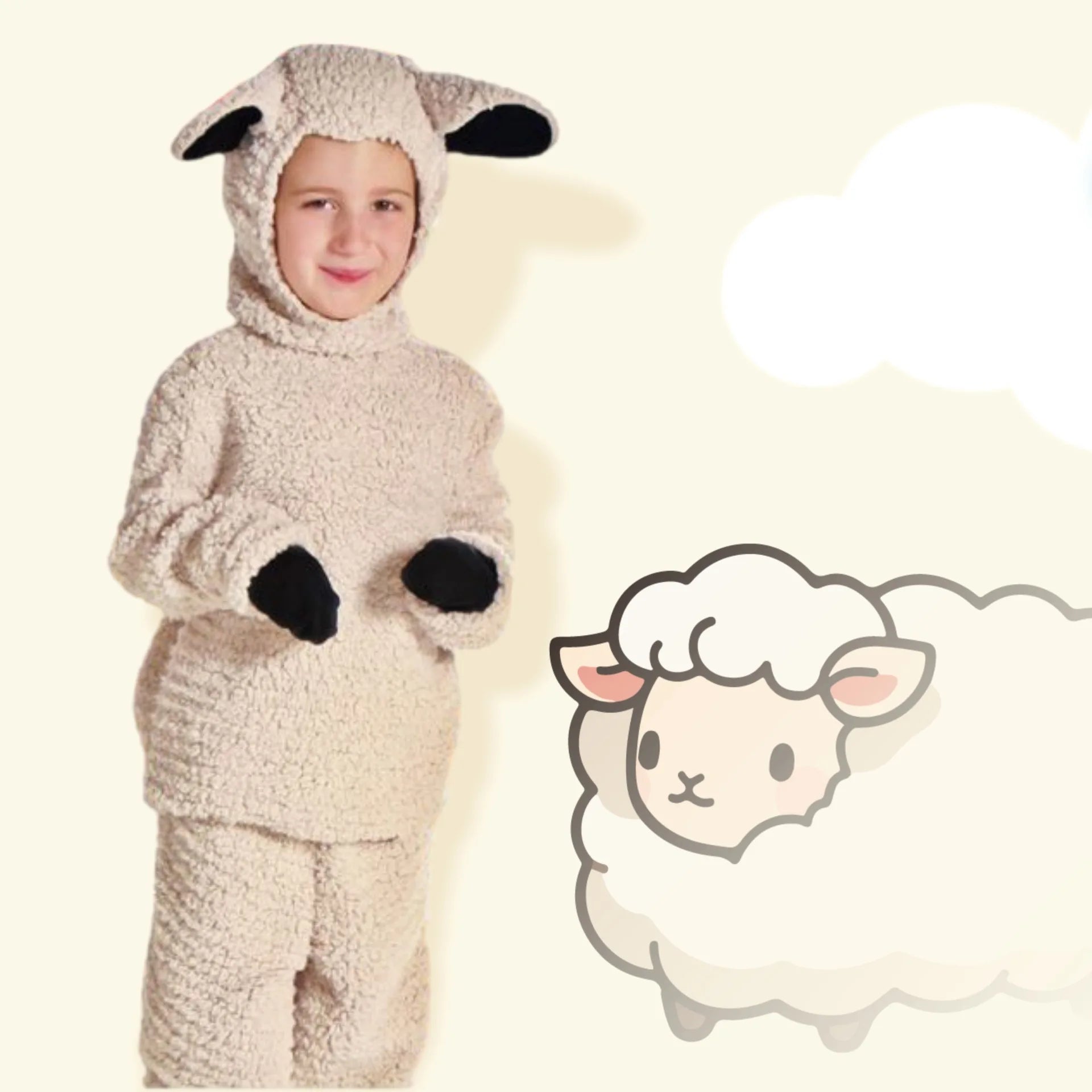 Horse Woolly Costume for Kids