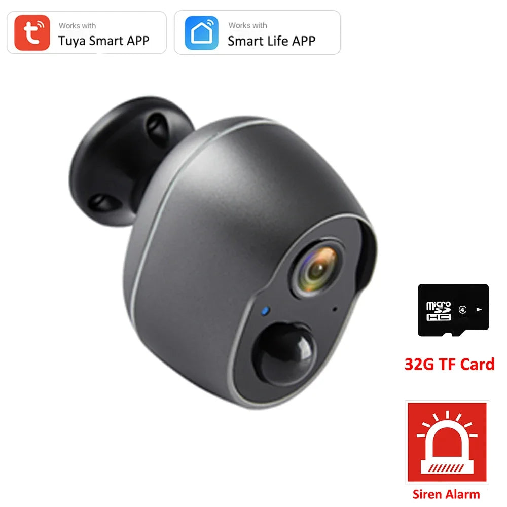 3MP Tuya Smart WiFi Solar Camera