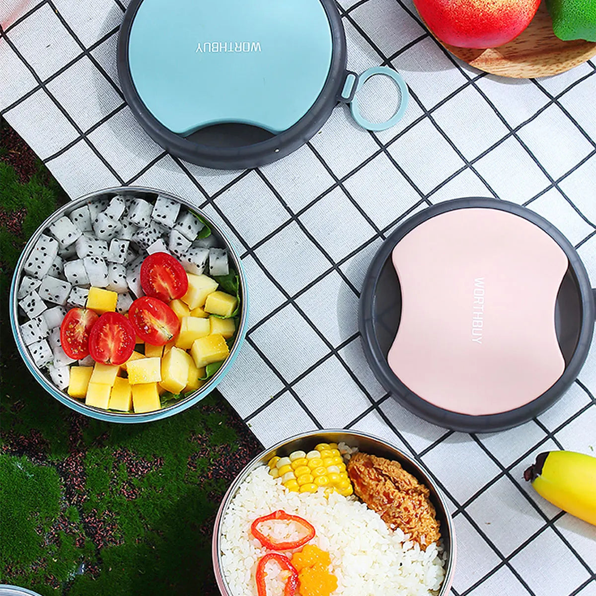 304 Stainless Steel Kids Lunch Box