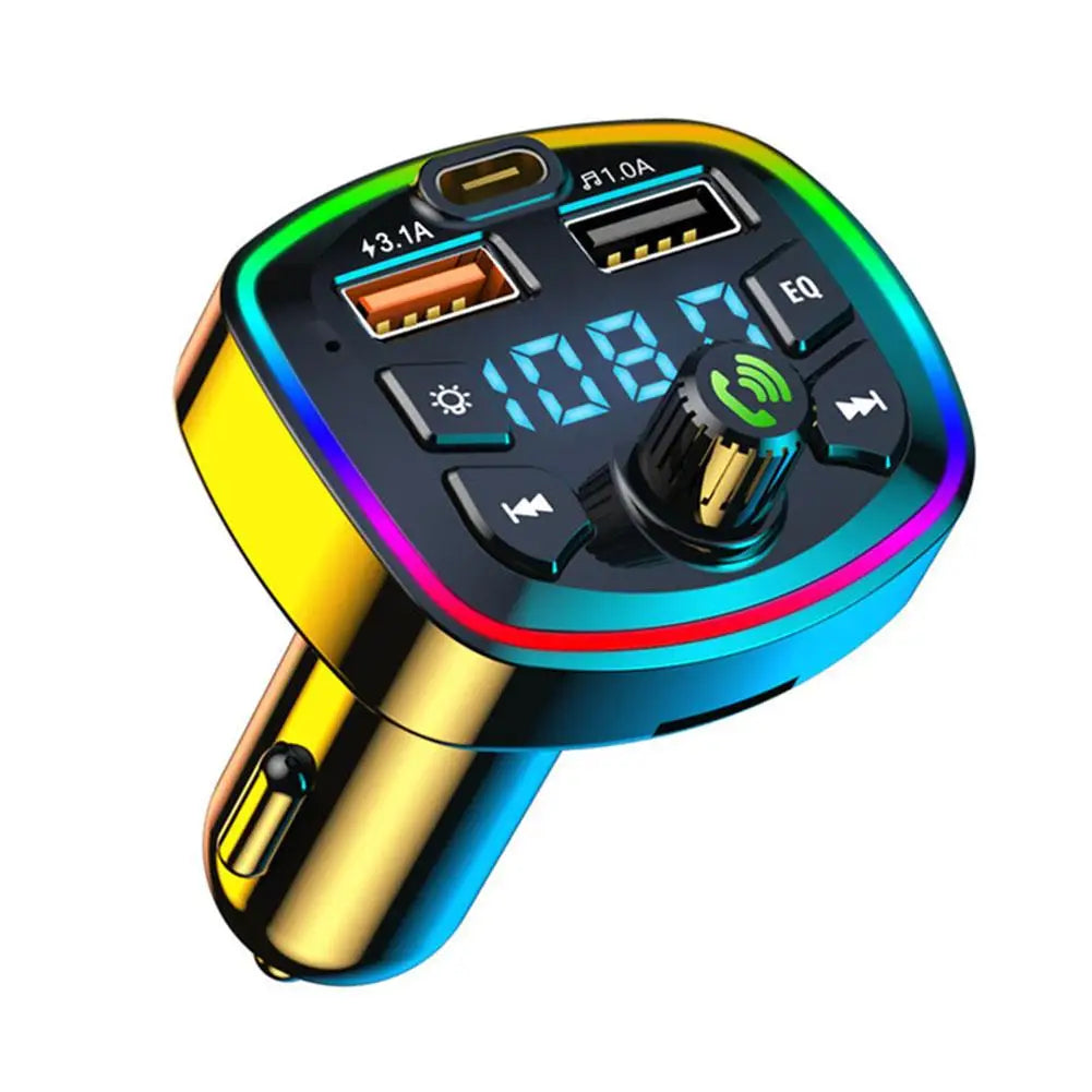 Bluetooth 5.0 FM Transmitter Car Adapter