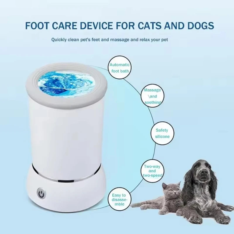 Automatic Dog Paw Cleaner Cup