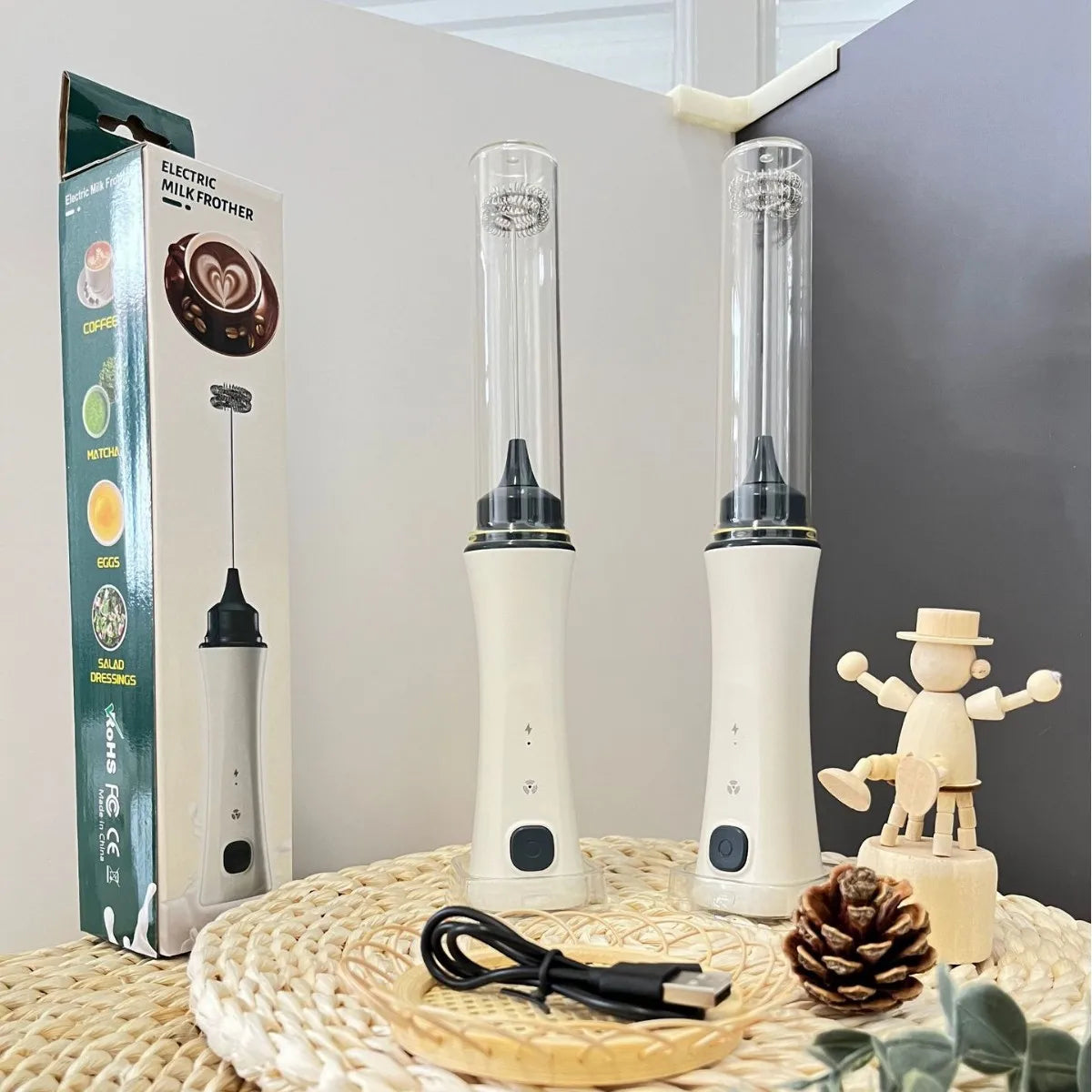 Rechargeable Electric Whisk Mixer