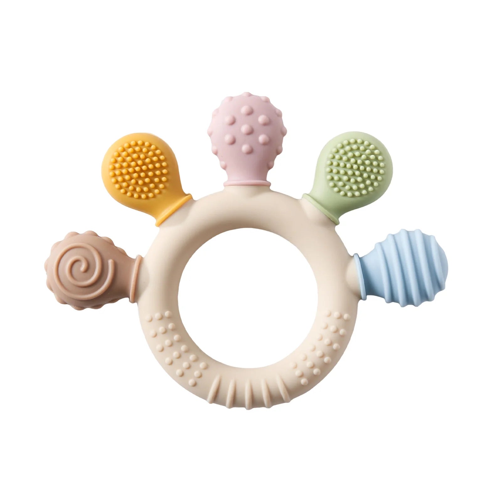 Silicone Baby Teether Toys for 0–6 Months