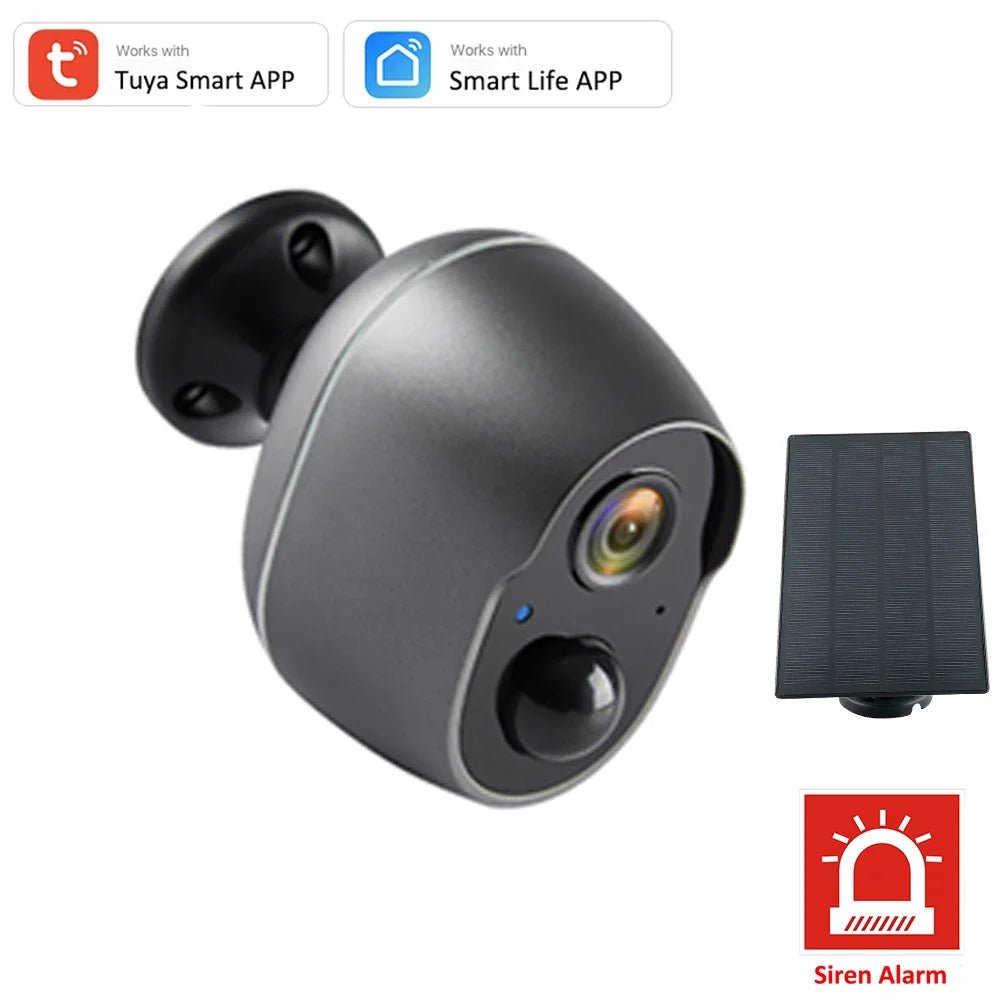 3MP Tuya Smart WiFi Solar Camera