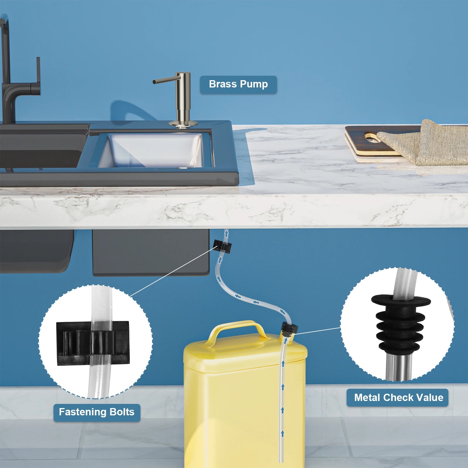 Brass Soap Dispenser