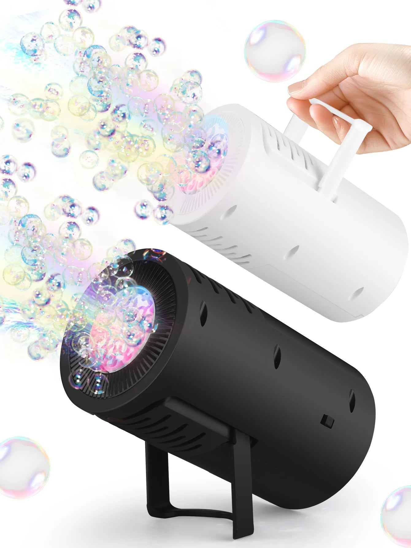 10-Hole Handheld Automatic Bubble Machine Toy