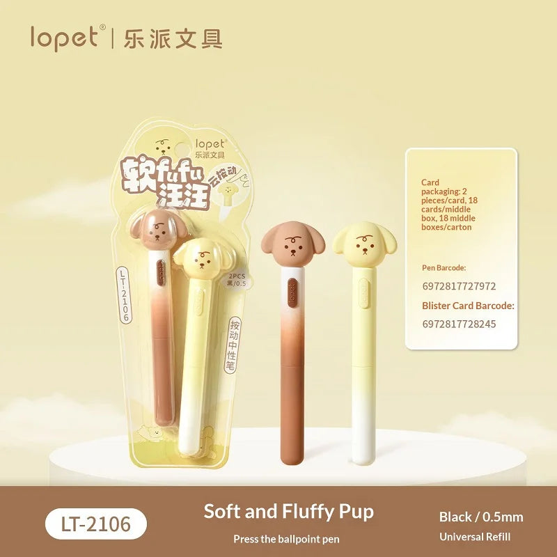 2-Piece Gel Pen Set – 0.5mm