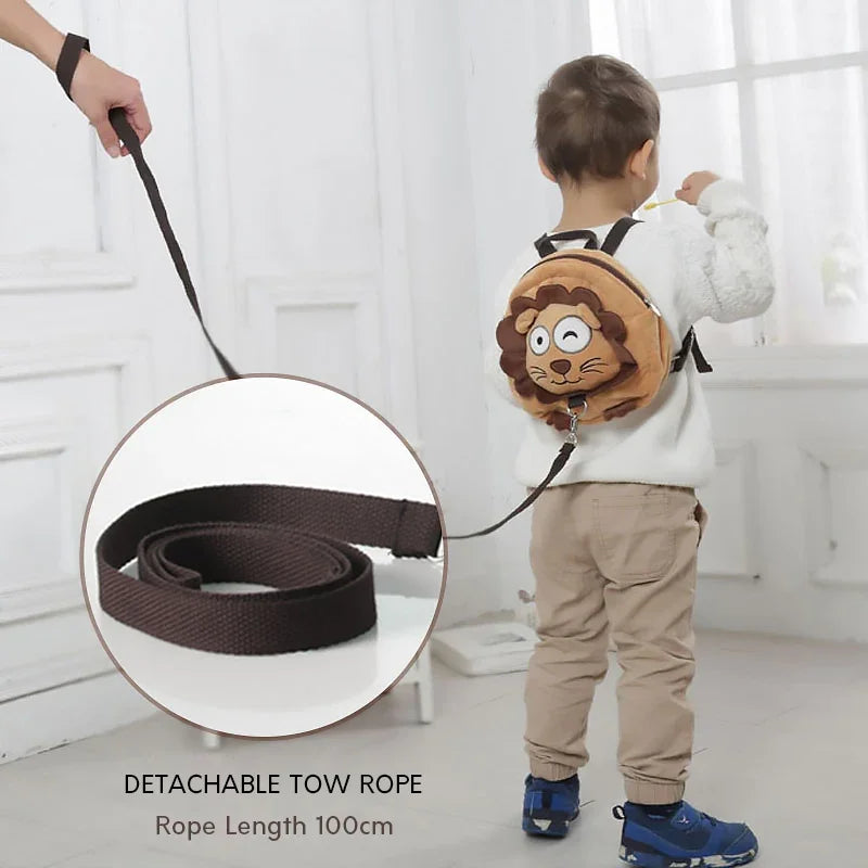 Cartoon Anti-Lost Shoulder Backpack for Toddlers