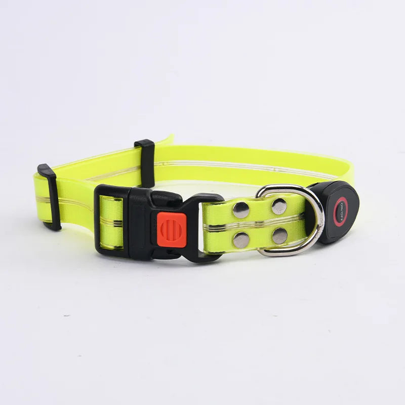 LED Light-Up Pet Collar Leash