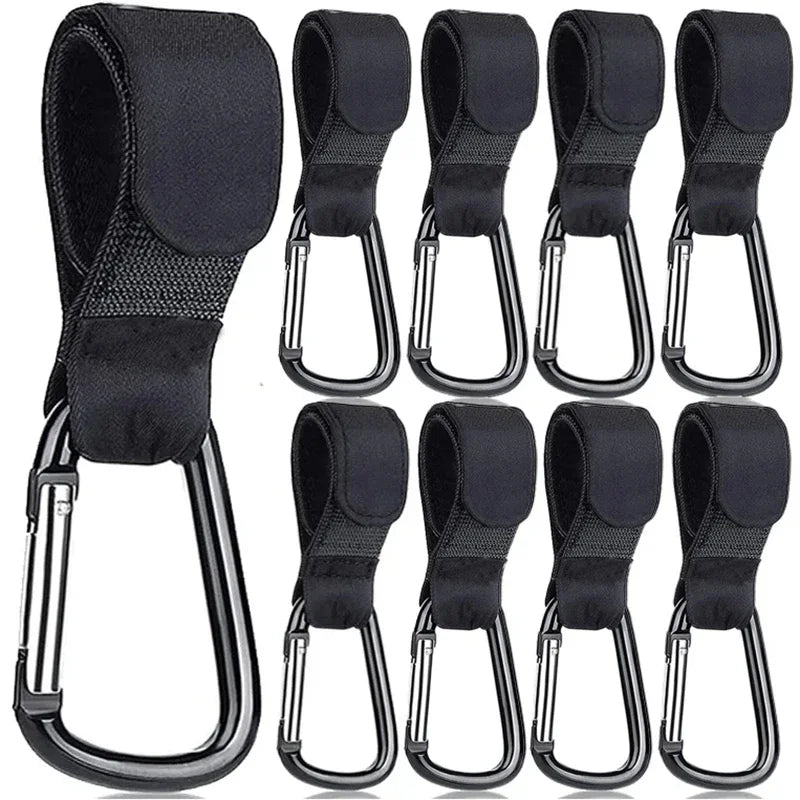 2-Piece Aluminium Baby Stroller Hooks