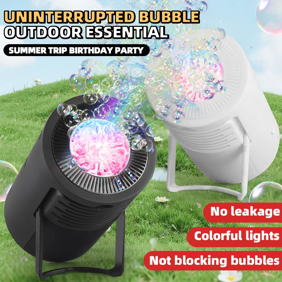 10-Hole Handheld Automatic Bubble Machine Toy
