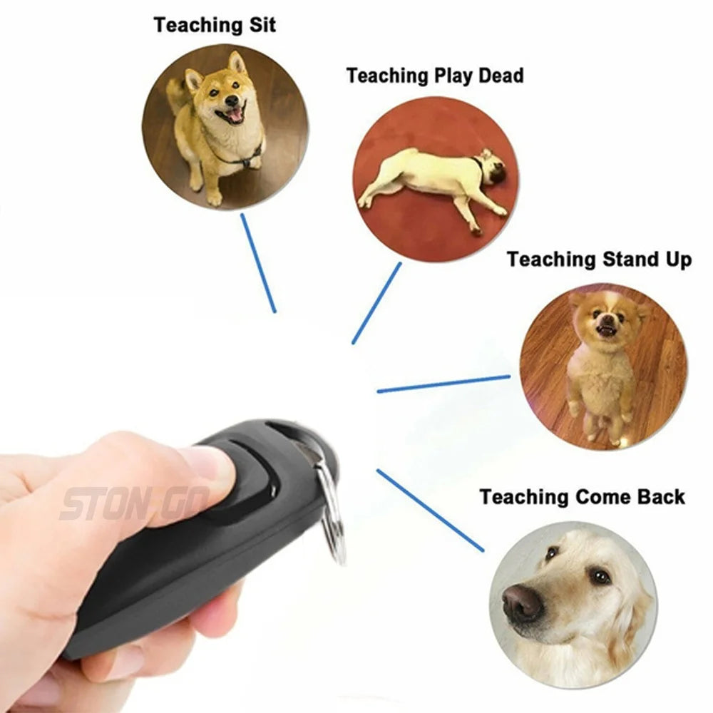 2-in-1 Dog Trainer Clicker